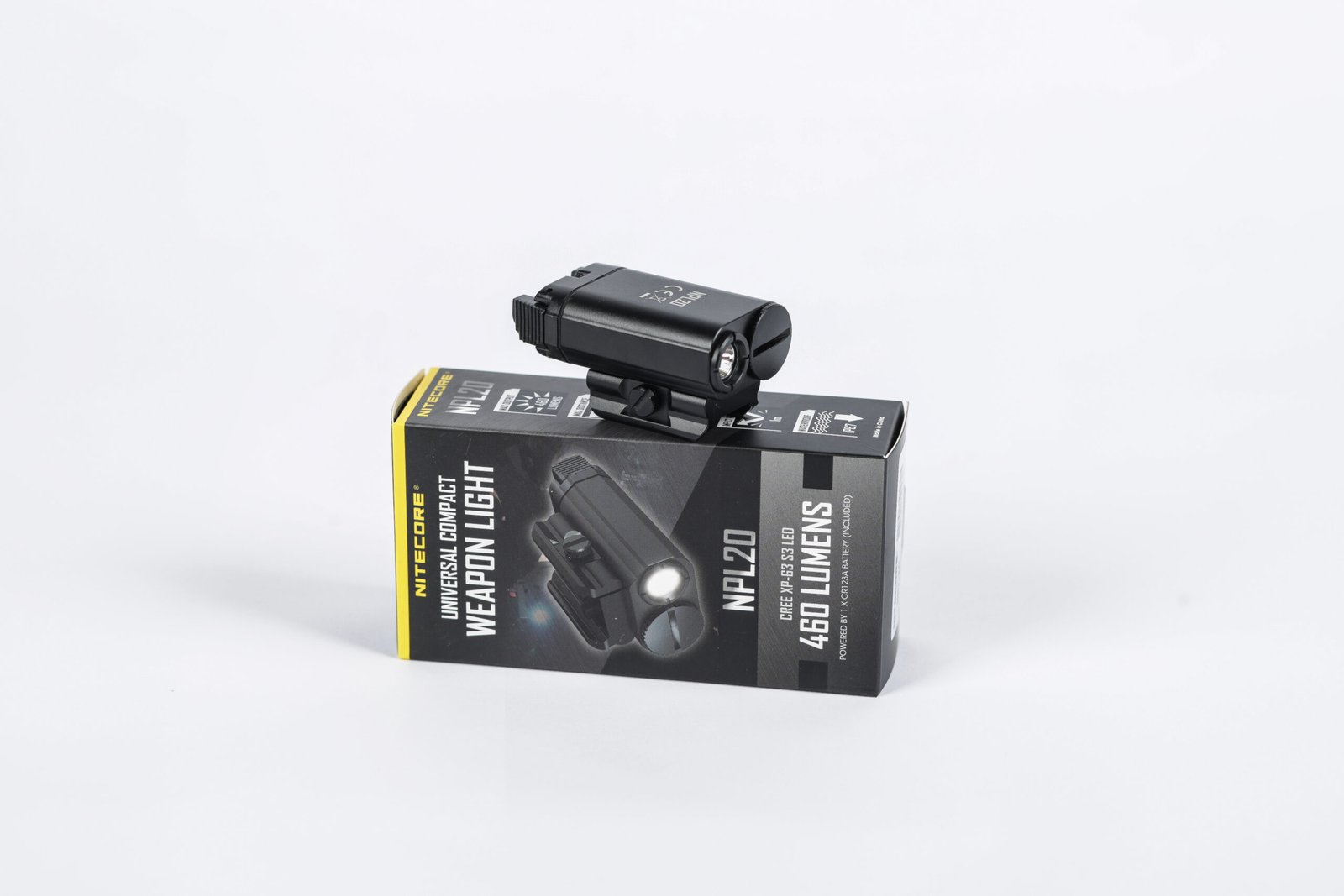 7X4A1078 Nitecore NPL20 Compact Tactical Weapon Light - Image 1