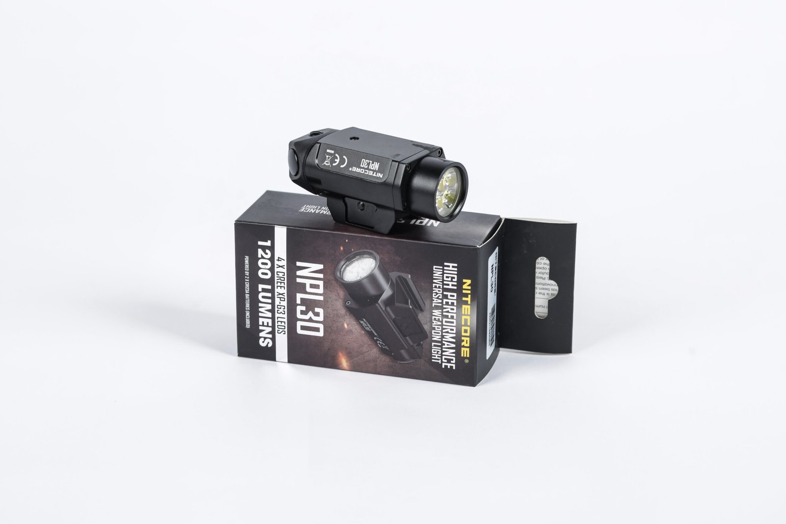 7X4A1079 Nitecore NPL30 Compact Tactical Weapon Light - Image 1