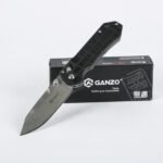Ganzo G7452P‑WS Folding Knife – Black G10 Handle