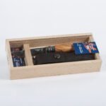 Opinel N°08 Olive Classic Originals Knife with Sheath Gift Set