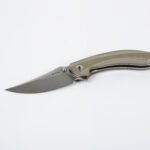 Ruike P155‑W Folding Knife – Desert Sand G10 Handle