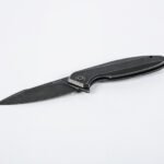 Ruike P108‑SB Folding Knife – Black Stonewash