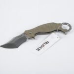Ruike P881‑W Folding Karambit Knife – Sand Coyote G10