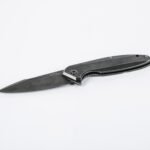 Ruike P128-SB Flipper Folding Knife – Black Stonewash