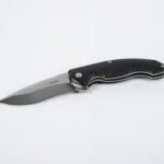 Ruike P852-B Flipper Folding Knife - Black G10