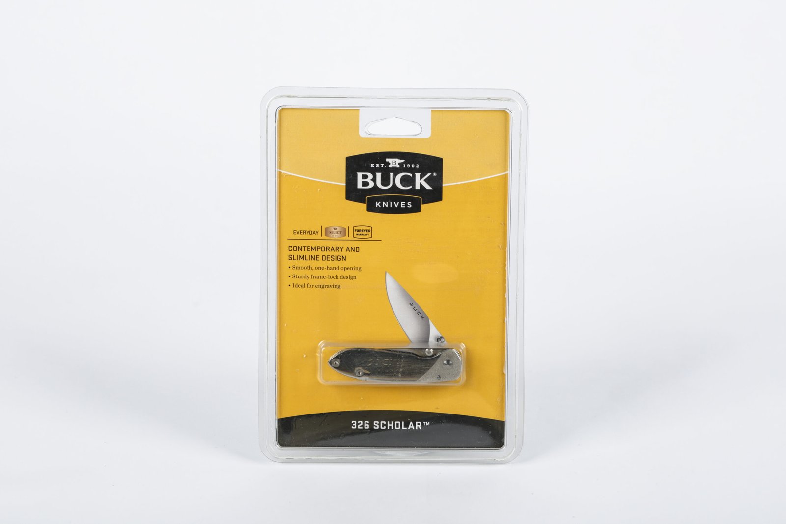 7X4A1193 - DONE Buck 326 Scholar Folding Pocket Knife - Image 1