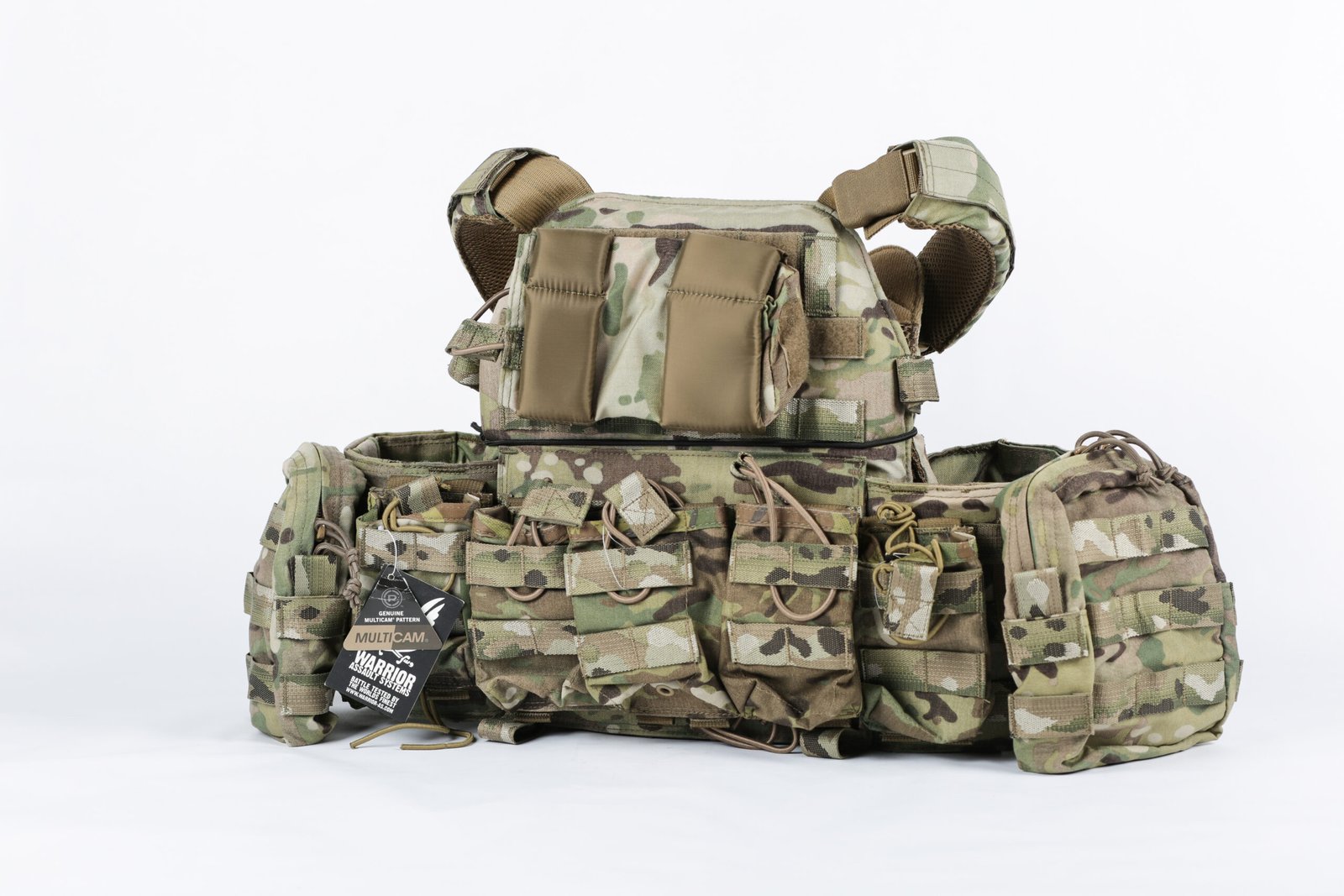 7X4A1348 Tactical Plate Carrier Loadout – Multicam Configuration - Image 1